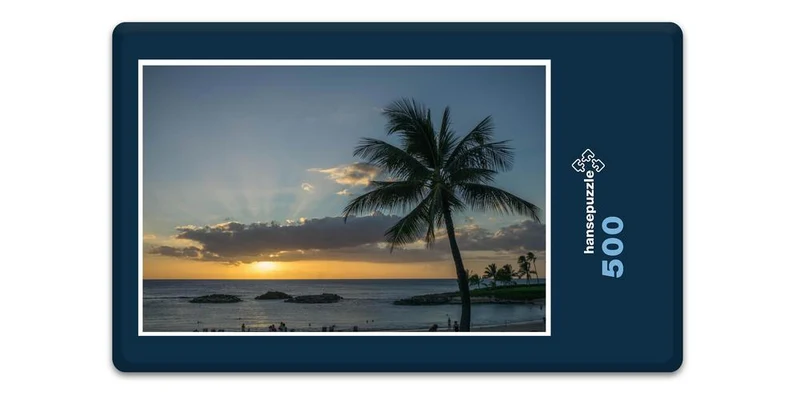 19865 Natur - Sonnenuntergang am Strand Puzzle