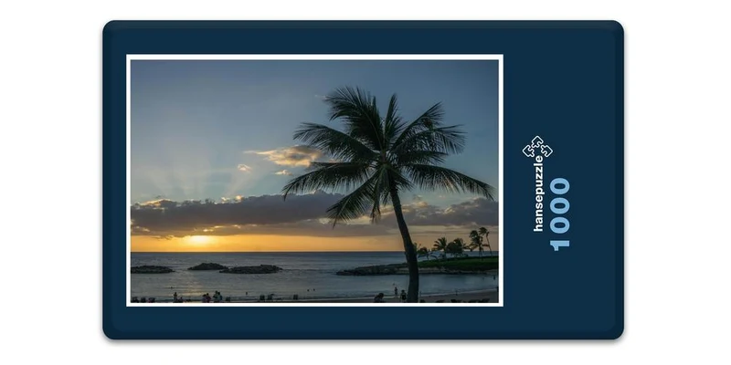 19865 Natur - Sonnenuntergang am Strand Puzzle
