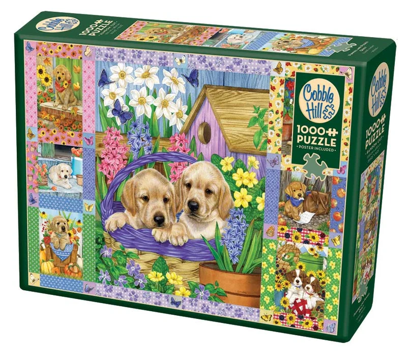 Puppies and Posies Quilt, Jane Maday