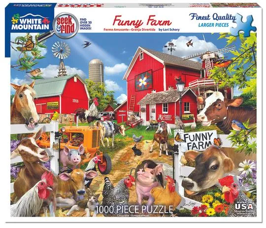 Funny Farm Seek & Find, Lori Schory
