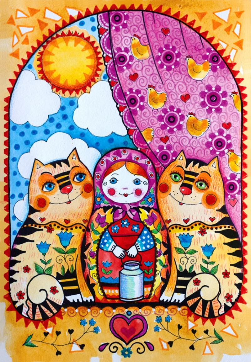 Matryoshka, Oxana Zaika (500pcs)