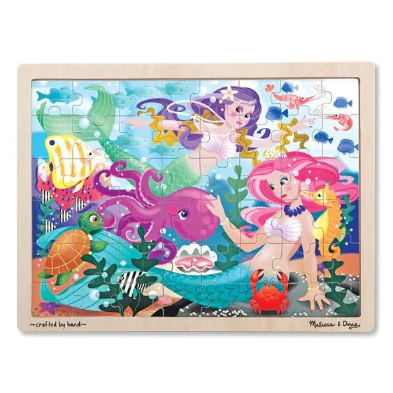 Mermaid Fantasea- Wooden Puzzle