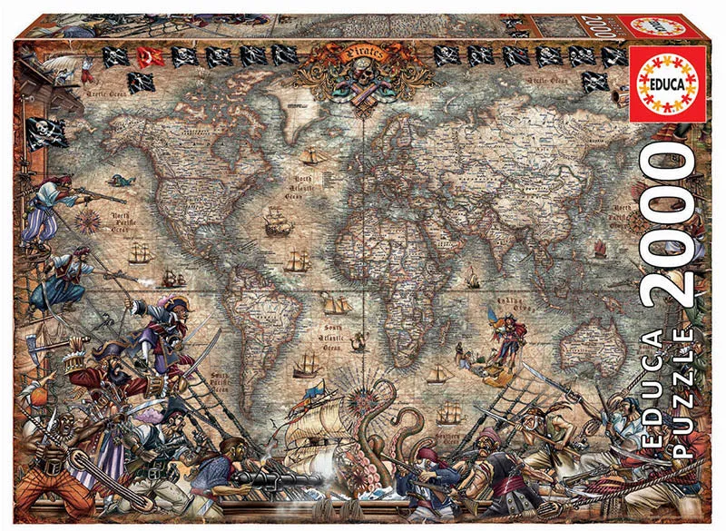 Pirates Map (Carte des pirates) (2000pcs)