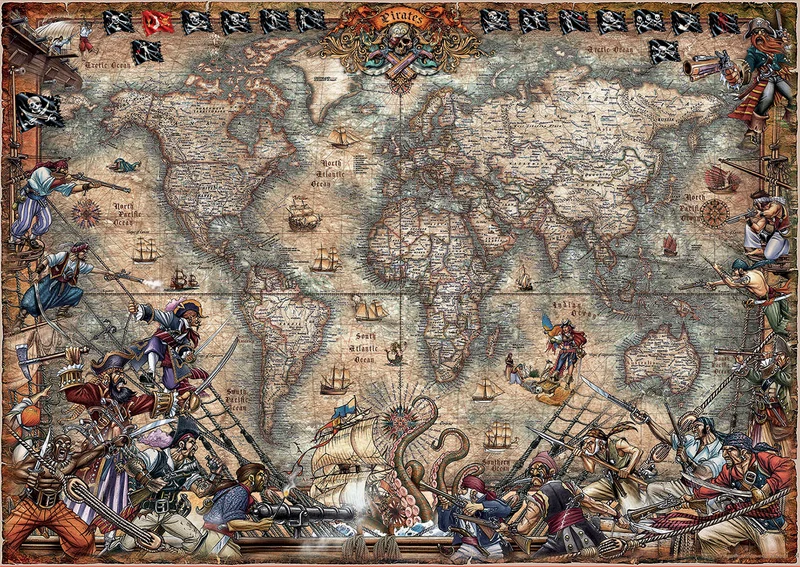 Pirates Map (Carte des pirates) (2000pcs)