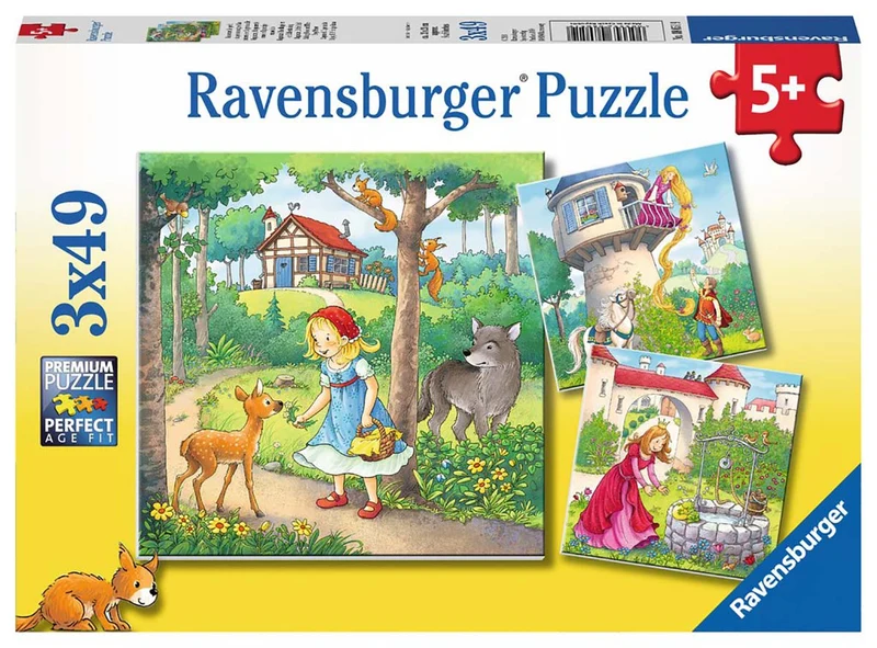 Ravensburger Rapunzel, Little Red Riding Hood and The Frog Prince (Raiponce, le petit chaperon rouge et la princesse et la grenouille)