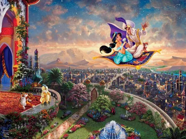 Aladdin, Thomas Kinkade Disney
