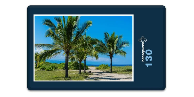 19605 Natur - Palmen am Strand Puzzle