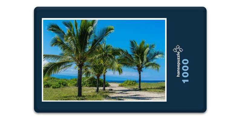 19605 Natur - Palmen am Strand Puzzle