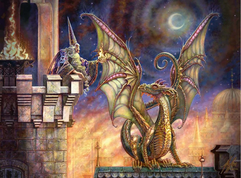Ravensburger Gift of Fire, Myles Pinkney