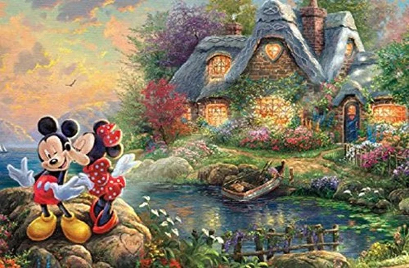 Thomas Kinkade Disney - Multipack - 4 in 1 Puzzles (500pcs)
