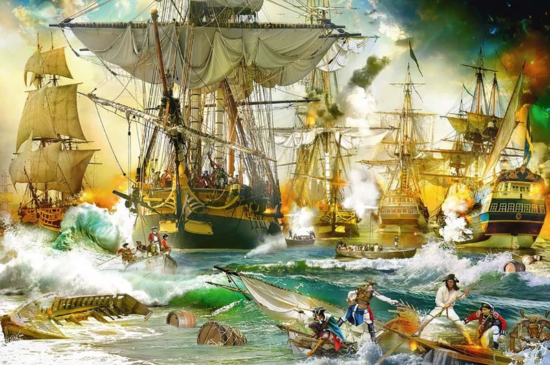 Ravensburger Battle on High Sea (Bataille en haute mer) by Gennadij Podkorytov