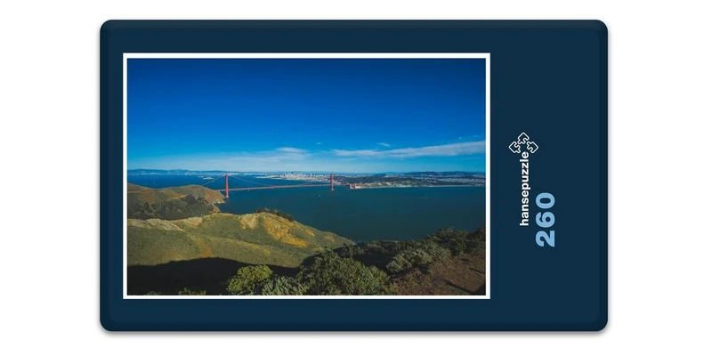 19545 Orte - Golden Gate Brücke Puzzle