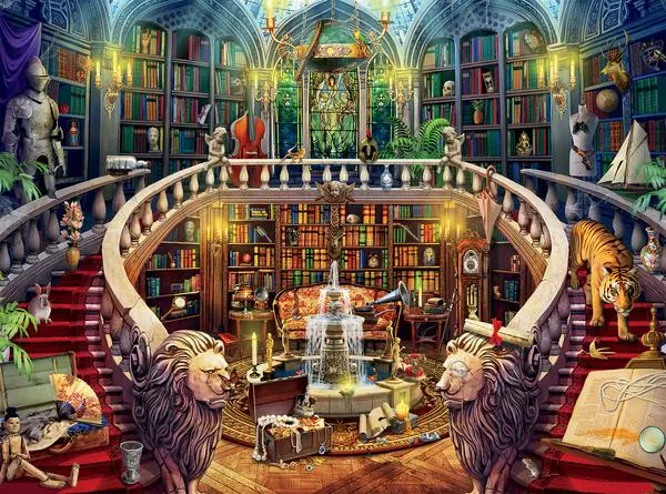 Seek and Find - Antique Library