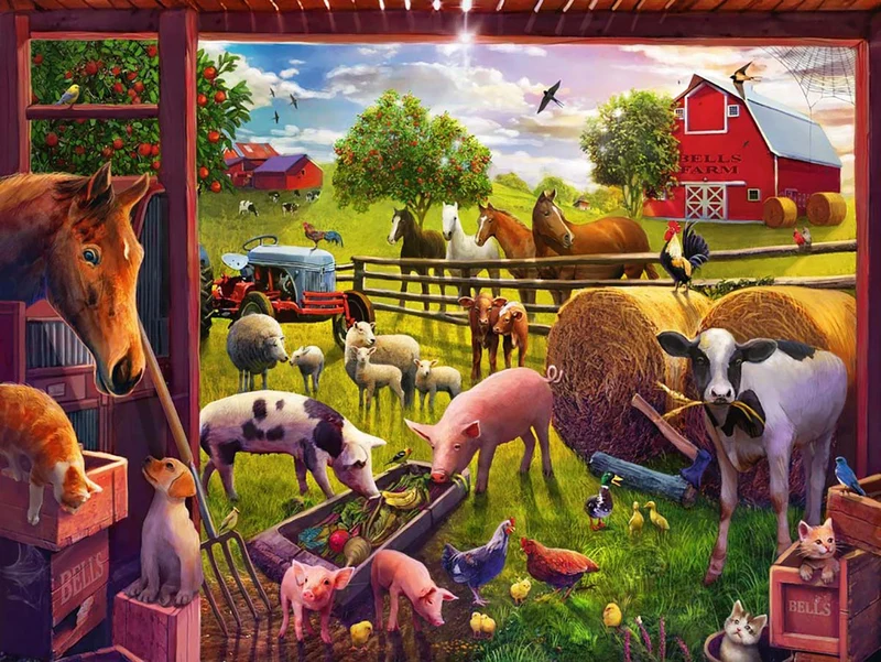 Ravensburger Animals of Bells Farm (Les animaux de la ferme Bell)