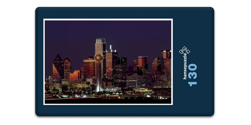 19520 Orte - Dallas Skyline Puzzle