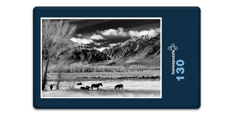 19635 Natur - Weide vor Bergland Puzzle