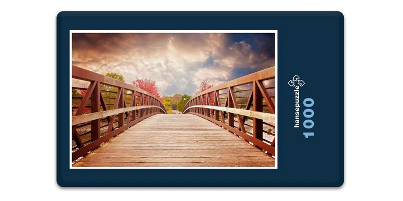 19495 Natur - Fluss-Brücke Puzzle