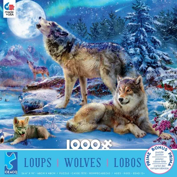 Wolves - Winter Wolf Family