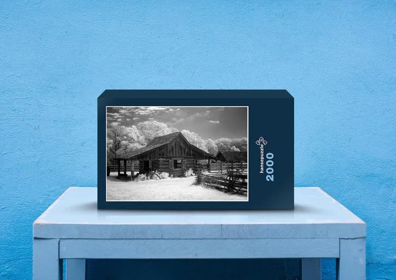 24877 Orte - Holzhütte Puzzle