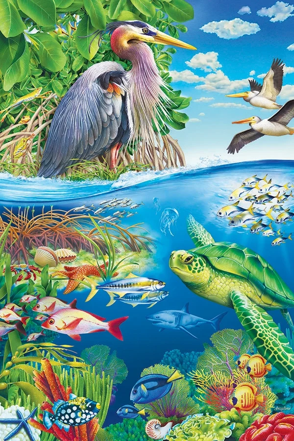 Air and Sea, Lori Anzalone (Floor Puzzle)