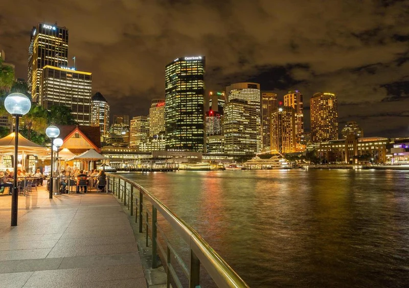 18150 Orte - Sydney bei Nacht Puzzle