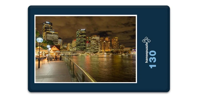 18150 Orte - Sydney bei Nacht Puzzle