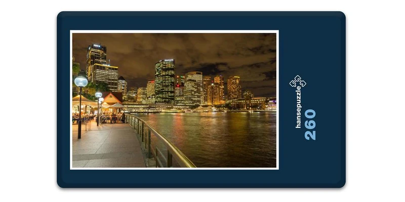 18150 Orte - Sydney bei Nacht Puzzle