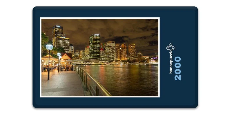 18150 Orte - Sydney bei Nacht Puzzle