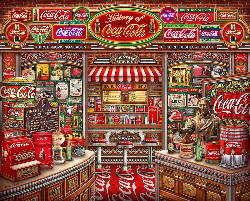 Coca Cola History, Michael Fishel (1000pcs)
