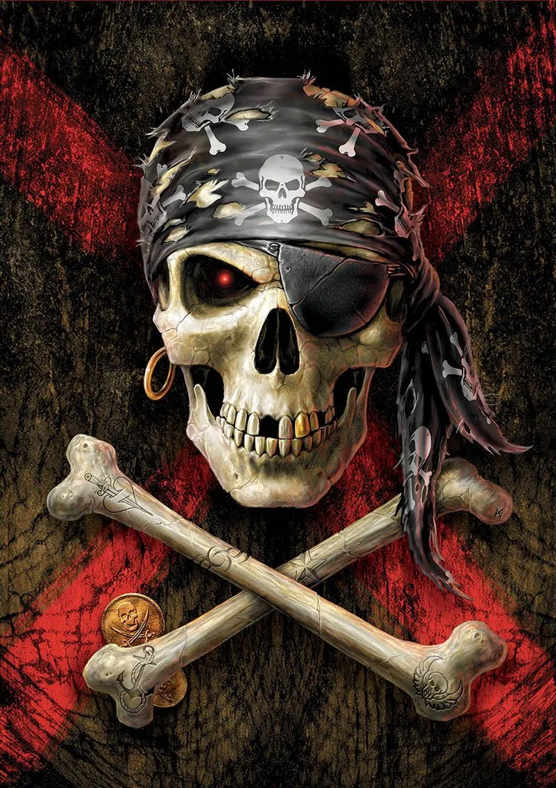Anne Stokes - Pirate Skull