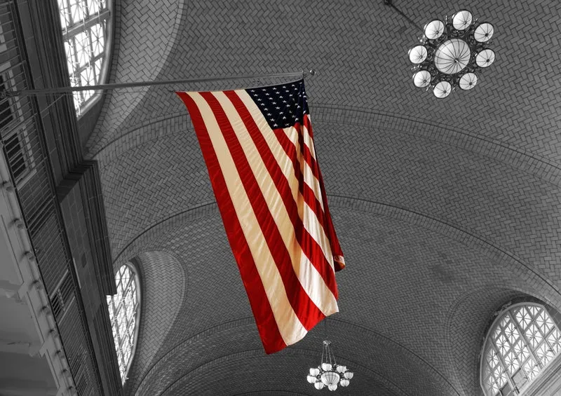 35576 Gebäude - Flagge amerika Puzzle