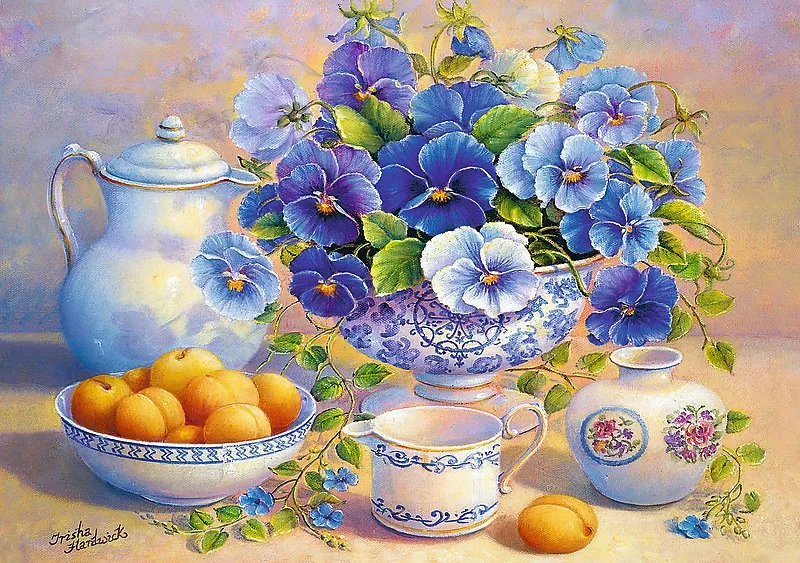 Blue bouquet (Bouquet bleu)