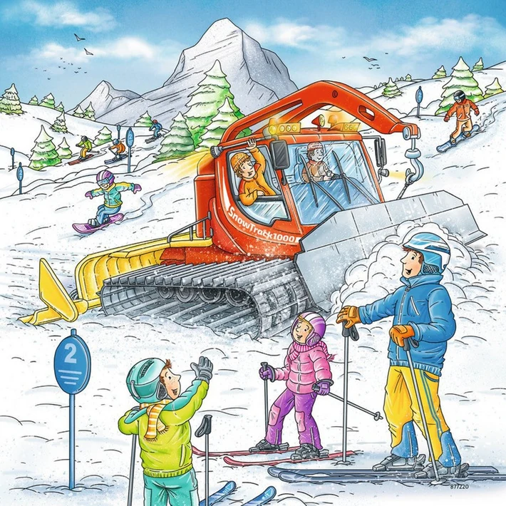 Ravensburger Let's Go Skiing (Sur les pistes de ski)