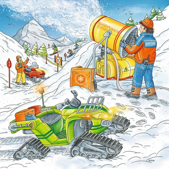 Ravensburger Let's Go Skiing (Sur les pistes de ski)