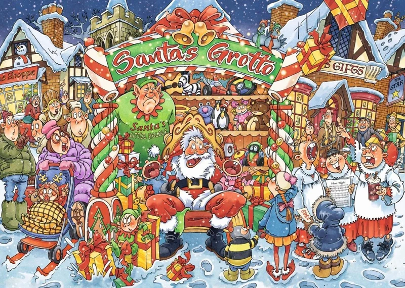 Wasgij? Christmas #14 - Santa's Little Helpers (2-in-1)