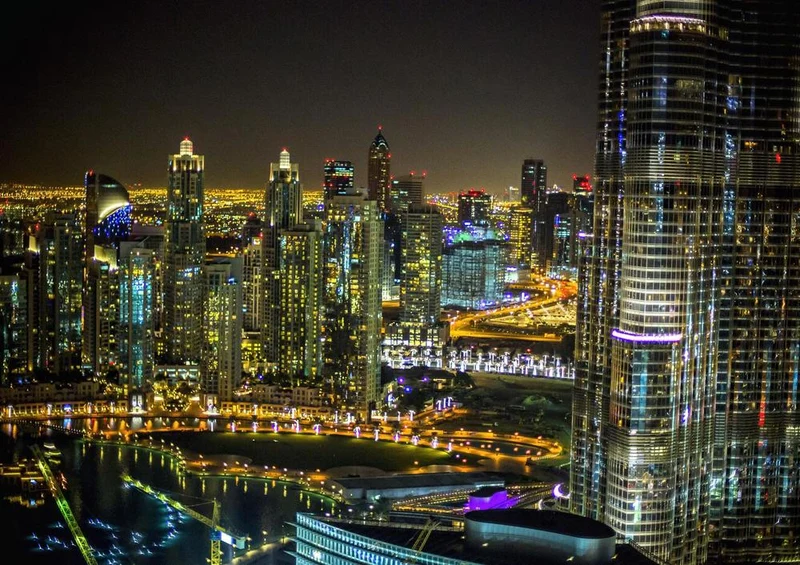 18107 Reisen - Dubai bei Nacht Puzzle