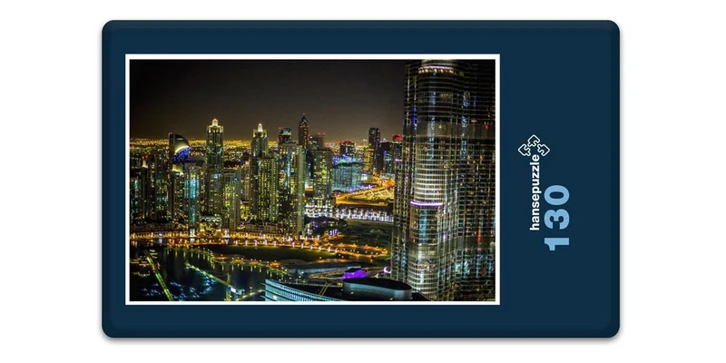 18107 Reisen - Dubai bei Nacht Puzzle