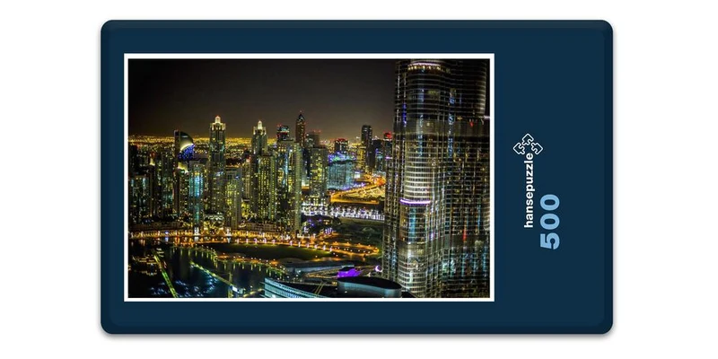 18107 Reisen - Dubai bei Nacht Puzzle