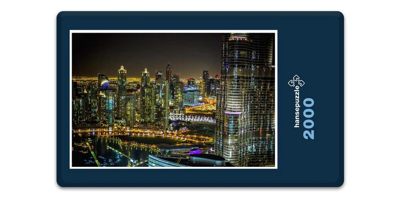 18107 Reisen - Dubai bei Nacht Puzzle