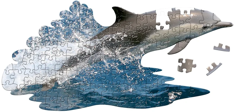 I Am Lil' Dolphin (Shaped Puzzle)