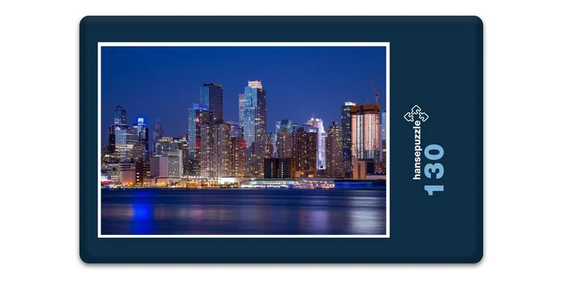 18131 Orte - New York bei Nacht Puzzle