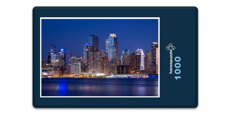 18131 Orte - New York bei Nacht Puzzle