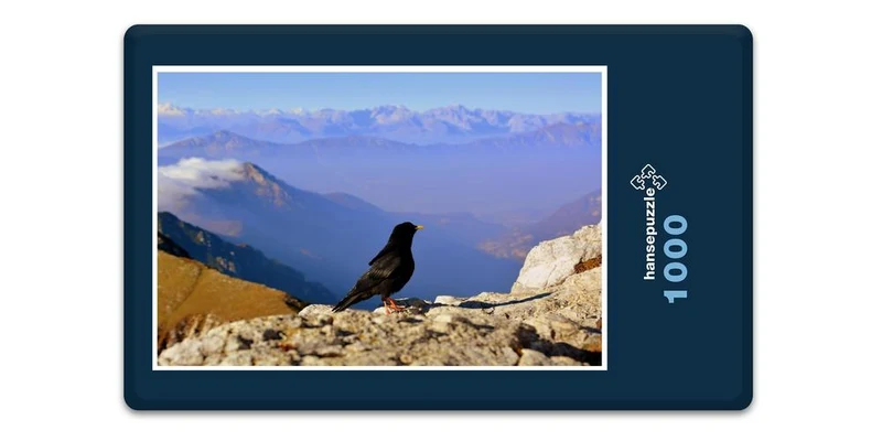19470 Tierwelt - Vogel auf Berg Puzzle
