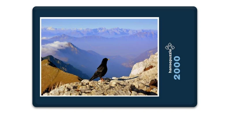 19470 Tierwelt - Vogel auf Berg Puzzle