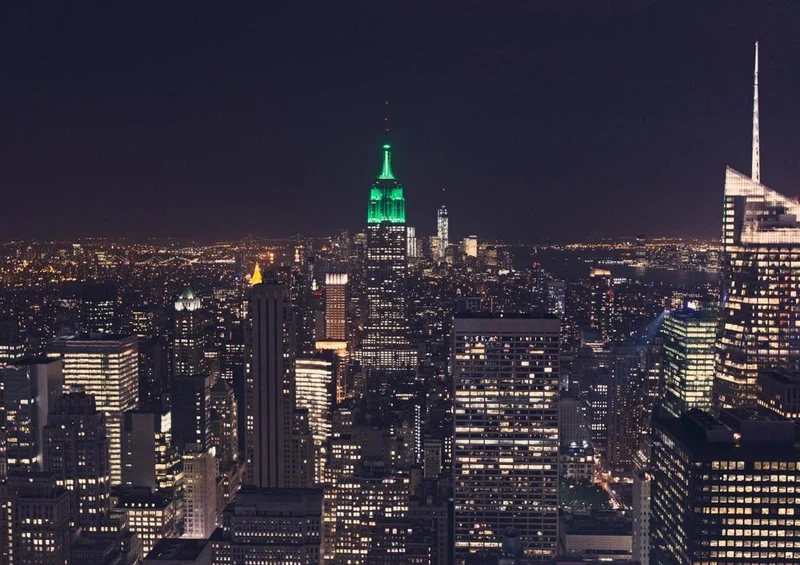 25685 Gebäude - New York bei Nacht Puzzle