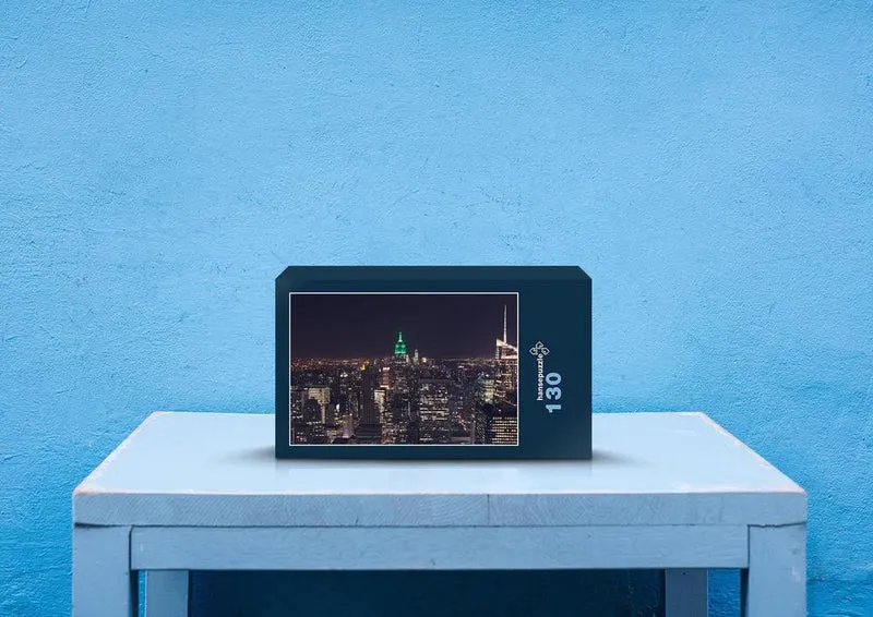 25685 Gebäude - New York bei Nacht Puzzle