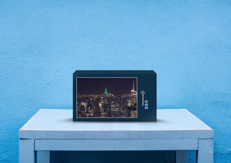 25685 Gebäude - New York bei Nacht Puzzle
