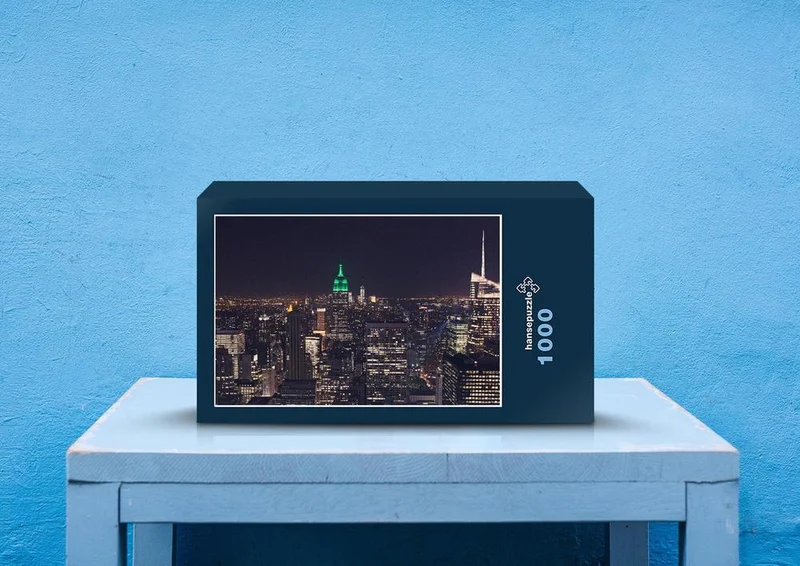 25685 Gebäude - New York bei Nacht Puzzle