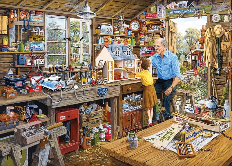 Grandad's Workshop, Michael Herring (1000pcs)