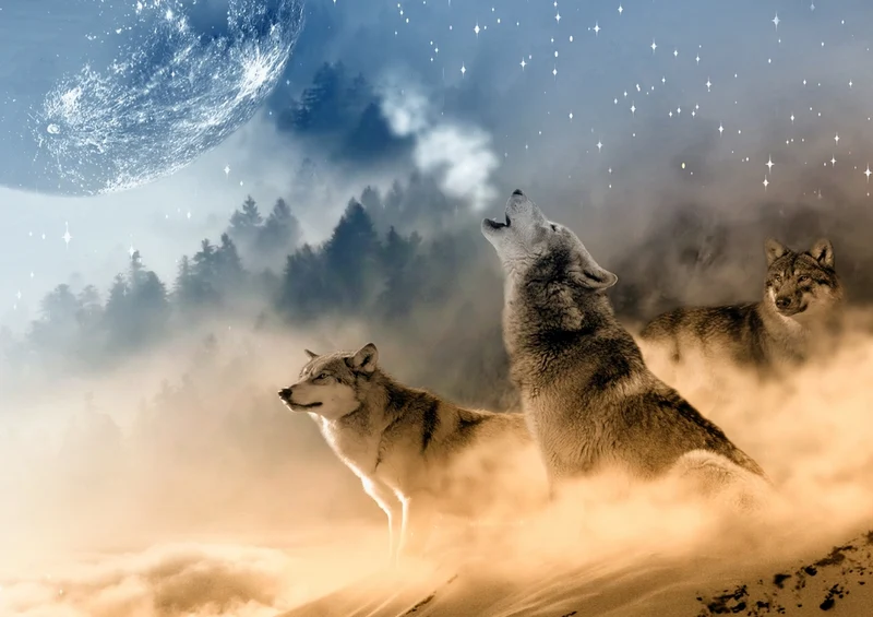35420 Tierwelt - Wolf Puzzle